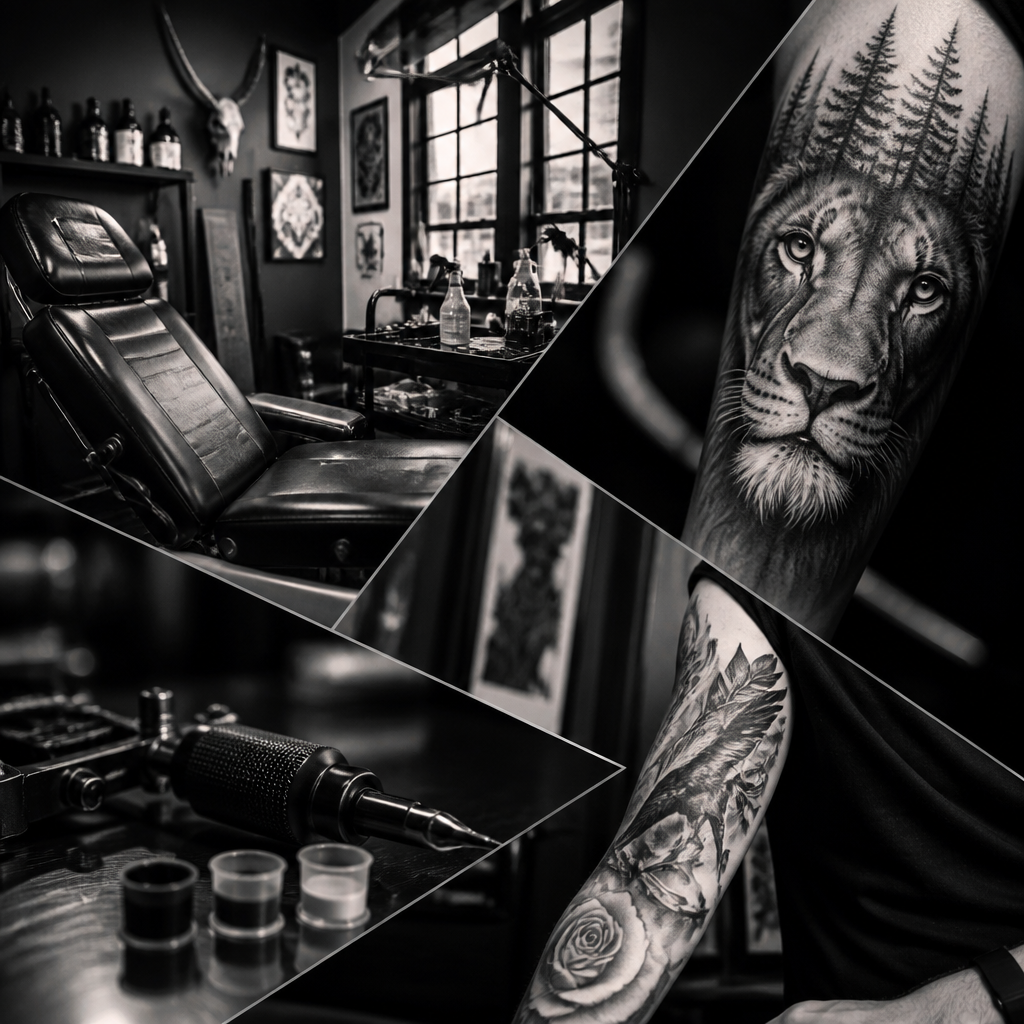 Custom illustrative animal piece.